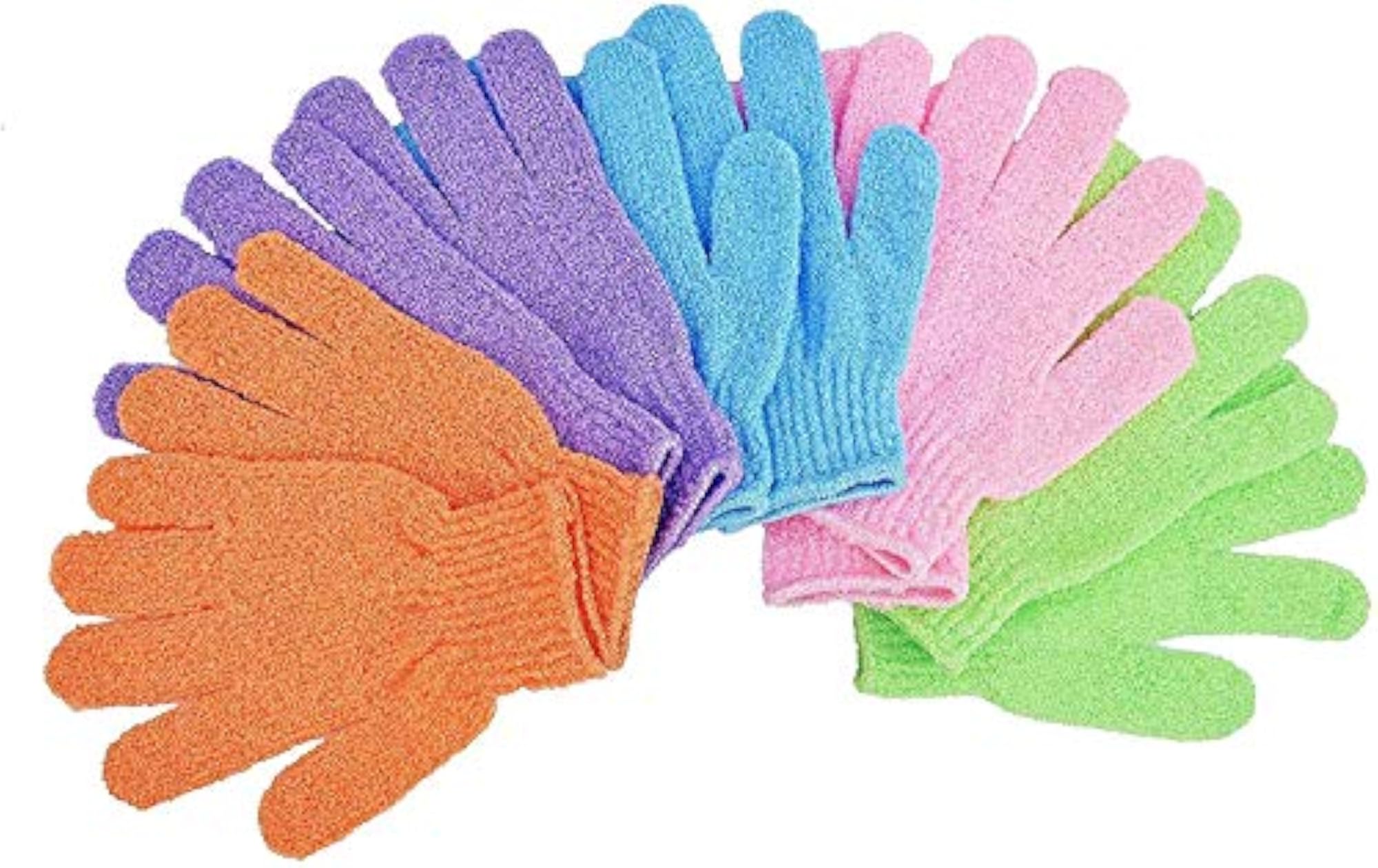 Exfoliating Dual Texture Bath Gloves, 1 Pair